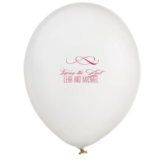Knot Scroll Latex Balloons